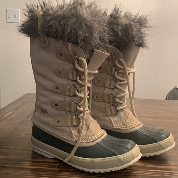Sorel Waterproof Faux Fur Top Snow Boots - Picture 6 of 6